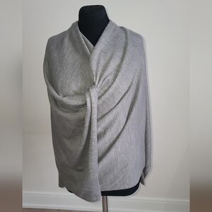 Mexx wool blend open cardigan Knit Wrap Sweater shrug transformer